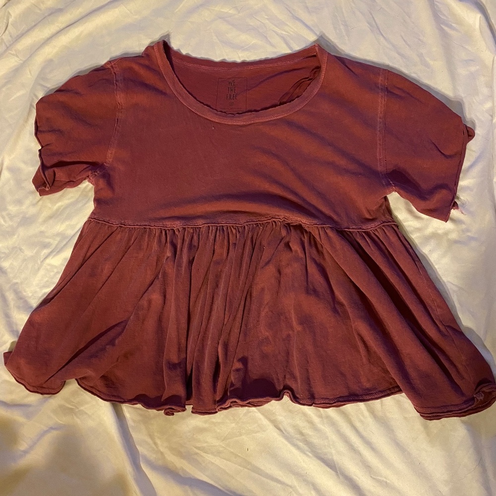 Free People Peplum Top